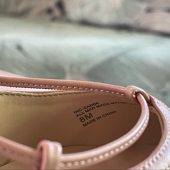 🩰 INC International Concepts: Women’s Zadde Closed Toe Ankle Wrap, Pink, Size 8 - Picture 8 of 14